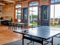 Footura youth club space with a table tennis table